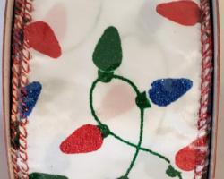GLT CMAS LTS WH SAT-2.5” WR
This bow is for a Christmas collection. Streamers will be solid ribbon in the colors of red, green, blue and white. If available, a coordinating text streamer could be added.