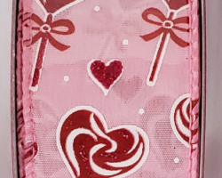 HRT POPS PNK SAT-1.5” WR
This bow is for a Valentine’s Day collection. Streamers will be solid ribbon in the colors of red, white and pink. If available, a coordinating text streamer could be added.