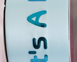 ITS BOY BLU SAT-1.5” **(THIS IS NOT A FORMED BOW BY ITSELF!)**
THIS BOW WILL BE FLOPPY UNLESS USED IN CONJUNCTION WITH A SOLID WIRED RIBBON. It is for a Baby Boy collection. Streamers will be solid ribbons in shades of blue.