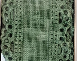 LACE EDGE GRN LIN-1.5” WR
This bow could be used for any occasion. Streamers will be solid ribbon in shades of green. If available, a coordinating text streamer for the desired occasion could be added.