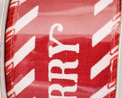 MRY CMAS WH TXT RD-1.5” WR
This bow is for Christmas. Streamers will be solid ribbon in the colors of red and white. If available, a coordinating printed streamer could be added.