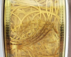 OVR CIR GLD SHR-2” WR
This bow could be used for any occasion including Christmas. Streamers will be solid ribbon in shades of gold. If available, a coordinating text streamer for the desired occasion could be added.