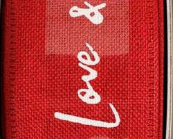 PEC LUV LIB WH TXT RD LIN-1.5” WR
This bow could be used for the Fourth of July or Patriotic events. Streamers will be solid ribbon in the colors of red and white. If available, a coordinating printed streamer could be added.