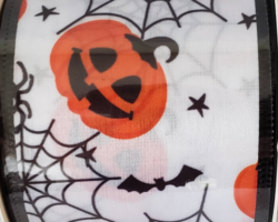 PMKN BATS WBS WH SAT-2.5” WR
This bow is for Halloween. Streamers will be solid ribbon in the colors of orange, black, and white. If available, a coordinating text streamer could be added.