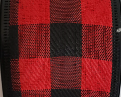 RD BLK BUFFALO CHK-2” WR
This bow could be used for any occasion including Christmas. Streamers will be solid ribbon in the colors of red and black. If available, a coordinating text streamer for the desired occasion could be added.
