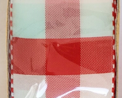 RD WH BLU CHK-1.5” WR
This bow could be used for any occasion. Streamers will be solid ribbon in the colors of red, white and baby blue. If available, a coordinating text streamer for the desired occasion could be added.