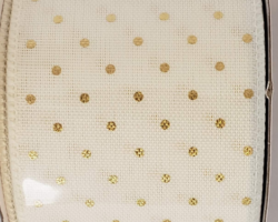 SM GLD DTS IVY LIN-2.5” WR
This bow could be used for any occasion. Streamers will be solid ribbon in the colors of gold and white. If available, a coordinating text streamer for the desired occasion could be added.