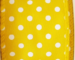 WH PLK DTS YEL SHNY-1.5” WR
This bow could be used for any occasion. Streamers will be solid ribbon in the colors of yellow and white. If available, a coordinating text streamer for the desired occasion could be added.