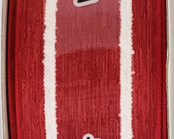 WH STRP RD SAT-1.5” WR
This bow could be used for any occasion. Streamers will be solid ribbon in the colors of red and white. If available, a coordinating text streamer for the desired occasion could be added.