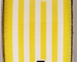 YEL WH STRP GROS-1.5” WR
This bow could be used for any occasion. Streamers will be solid ribbon in the colors of yellow and white. If available, a coordinating text streamer for the desired occasion could be added.